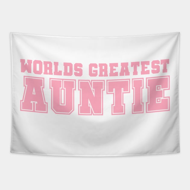 Worlds Greatest Auntie Tapestry by rachelaranha