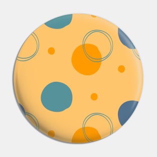 Abstract circle pastel pattern Pin