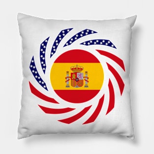 Spanish American Multinational Patriot Flag Series Pillow