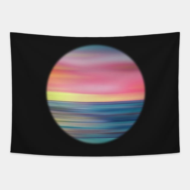 Abstract Seascape 9 Tapestry by aklara