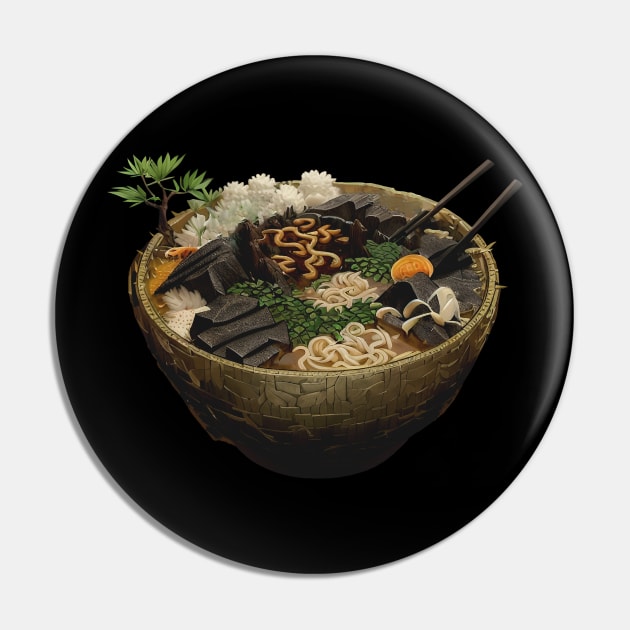 Japanese Garden Ramen Soup Pin by HideTheInsanity