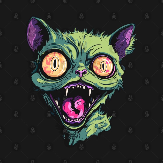 Zombie Cat by ForAnyoneWhoCares