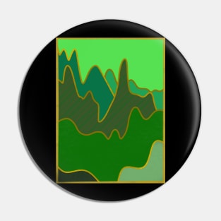 Gemstone Mountains Green Pin