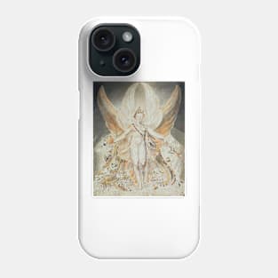 William Blake - Satan in his Original Glory, 1805 Phone Case