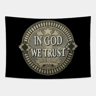 In God We Trust Tapestry