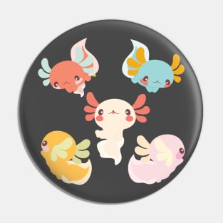 Kawaii Axolotls Pin