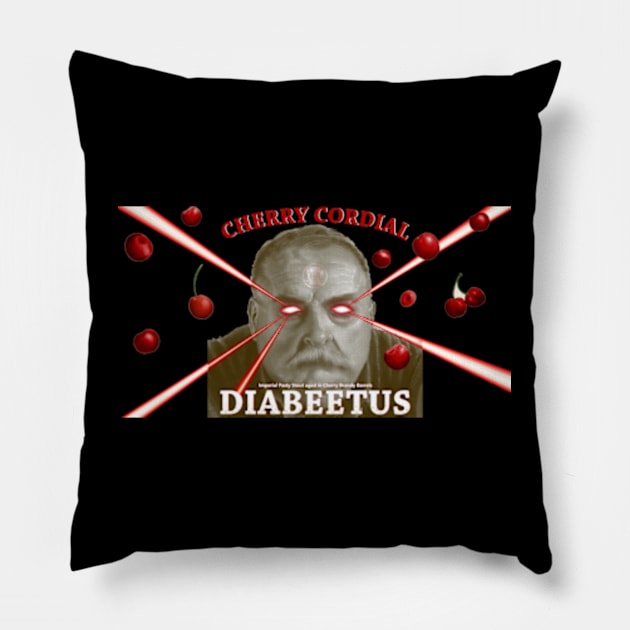 Diabeetus Pillow by shadowNprints