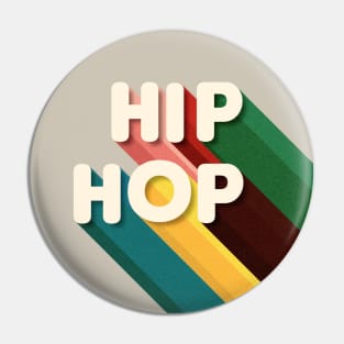 HIP HOP TYPOGRAPHY Pin