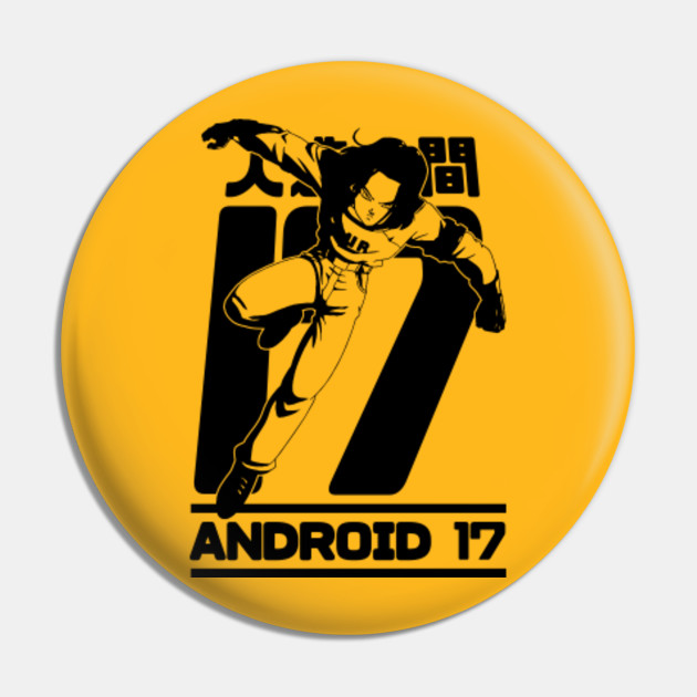 Droid 17 Z Dragon Ball Pin Teepublic