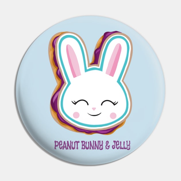 Peanut Bunny and Jelly Pin by LittleBunnySunshine