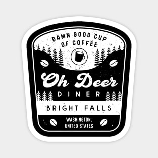 Oh Deer Diner Crest Magnet