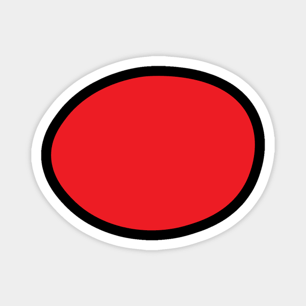 круг красный тренд Magnet by merryneek