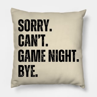 Game Night Pillow