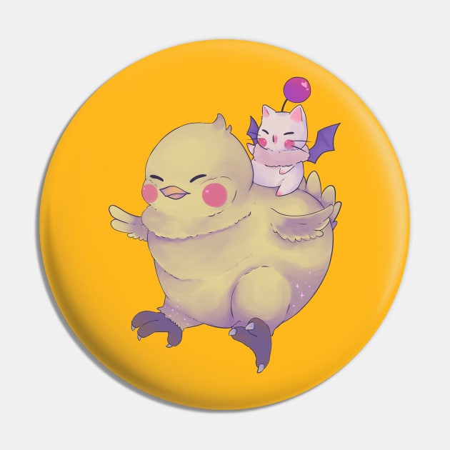 Fat Chocobo (2019 Redux) Pin by AtelierKaren