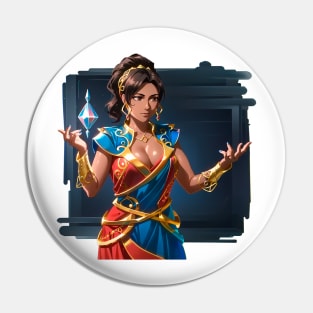 Realistic Anime Saheeli Rai - Kaladesh Planeswalker Pin