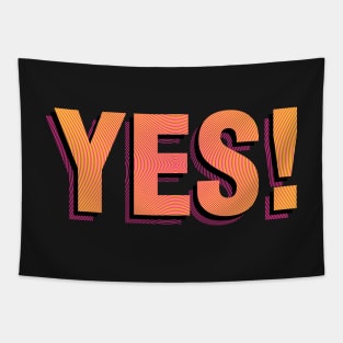 YES! | Pop Art Tapestry