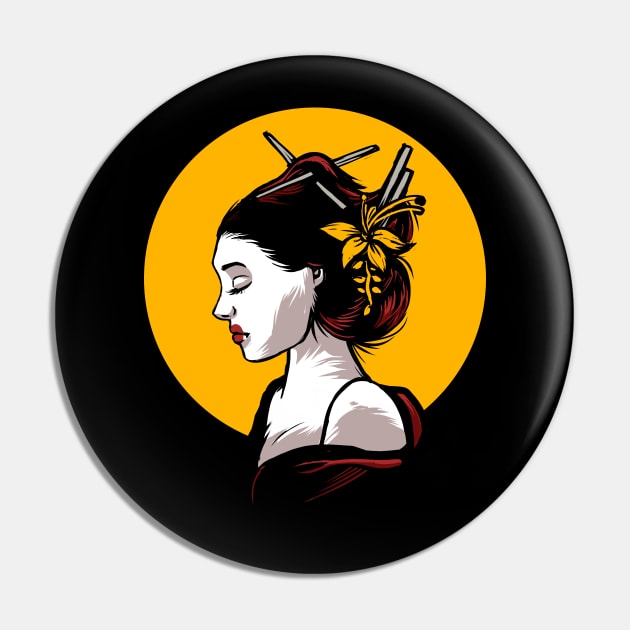 SAD GEISHA WITH KIMONO Pin by khamidfarhan182