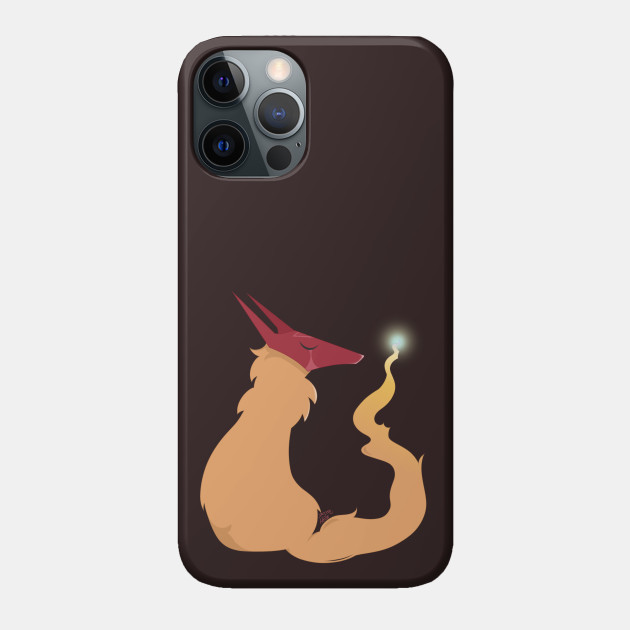 Masked Fox Creature (orange) - Fox - Phone Case