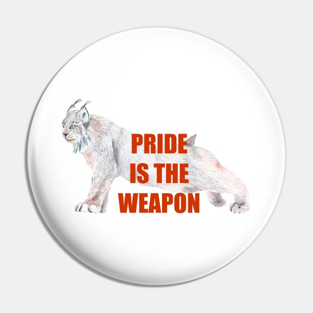 Pride is the weapon, Lynx, Big cat, endangered animal, species, in the World Pin by The world through children's eyes