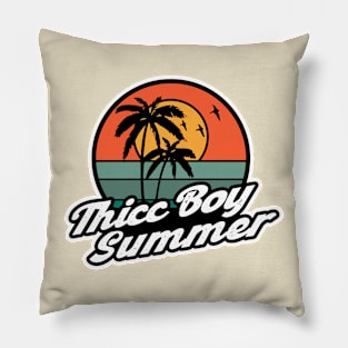 Thicc Boy Summer Pillow