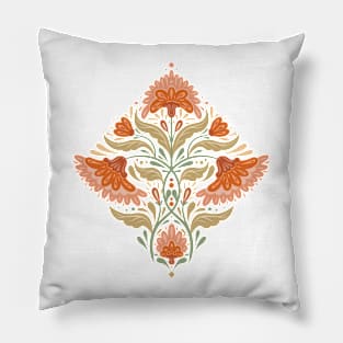 Folk art flower Pillow