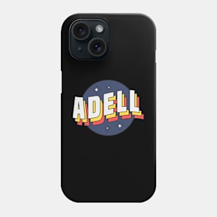 Adell - Colorful Layered Retro Letters Phone Case