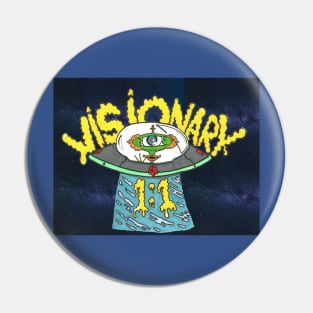 Visionary 1:1 Trippy Space Ride Pin