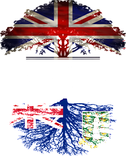 British Grown With Virgin Islander Roots - Gift for Virgin Islander With Roots From British Virgin Islands Magnet