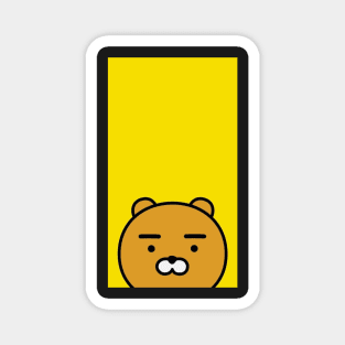 KakaoTalk Friends Hello! Ryan Face (카카오톡 라이언) Magnet