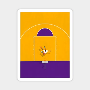 Shoot Hoops | Lakers Colors Magnet