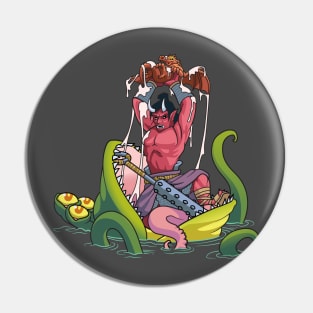 Oni The Brave Venture Here Pin