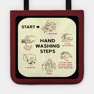 Hand Washing Steps Tote