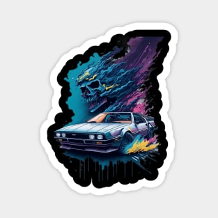 DMC DeLorean Art Magnet