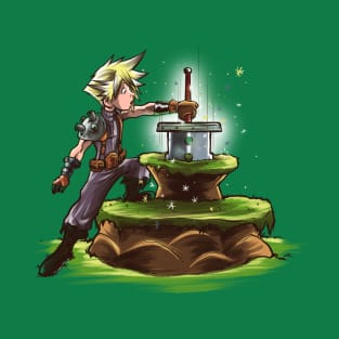 The Buster Sword in the Stone T-Shirt