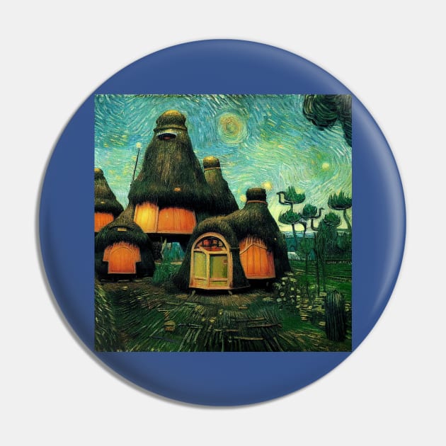 Starry Night in Kashyyyk Pin by Grassroots Green