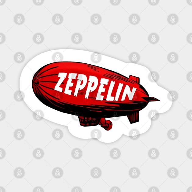 Zeppelin Vintage Magnet by Saamdibilquraniart