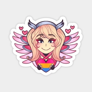 Pink Mercy Pansexual Pride Magnet