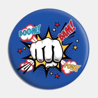 Bam Boom Pow | Comic Punch Pin