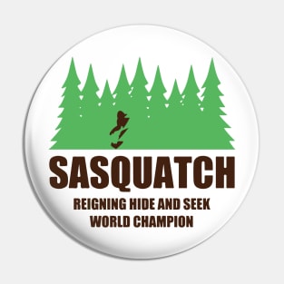 Bigfoot Sasquatch Hide and Seek Pin