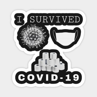 I Survived Covid-19 Magnet