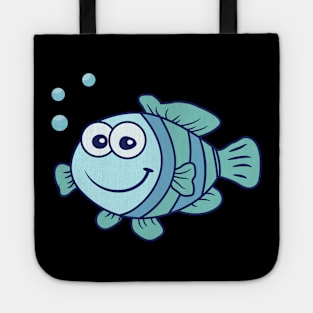 Fish With Water Bubbles Tote