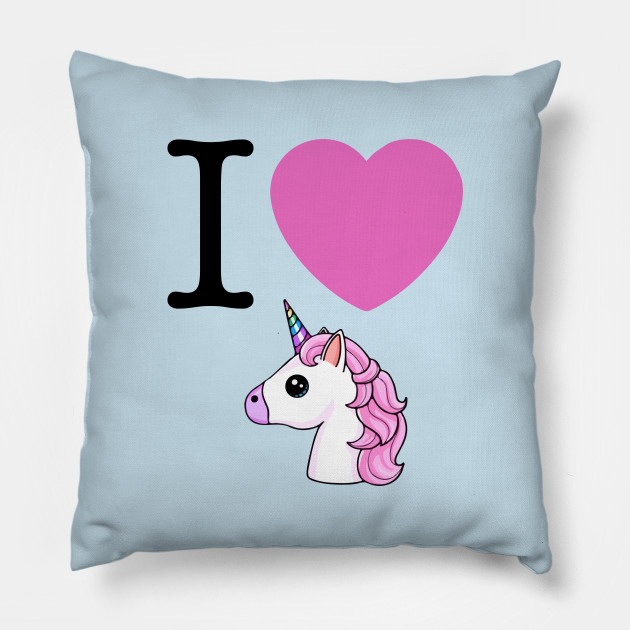 unicorn emoji pillow