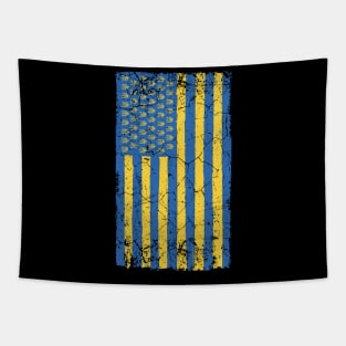 Ukrainian American Ukraine Patriot Tapestry