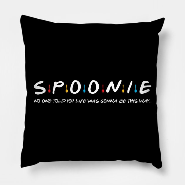 Spoonie Species: "SPOONIE..." Pillow by spooniespecies