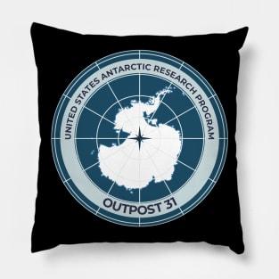 The Thing - Outpost 31 badge Pillow