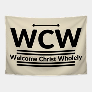 WCW, Christian design, typography, and motivational Tapestry