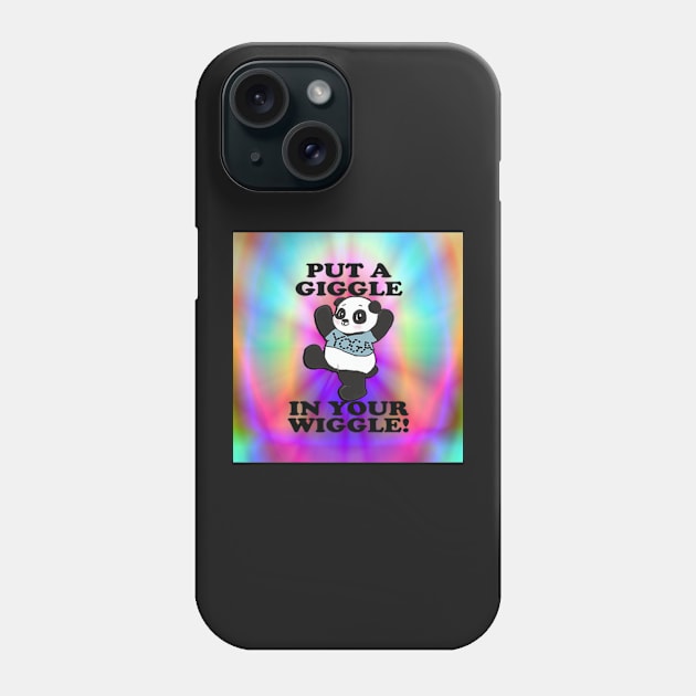 Panda Yoga Funny, PUT A GIGGLE IN YOUR WIGGLE, Gift Pose Exercise, Workout Phone Case by tamdevo1