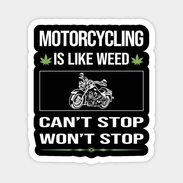 Funny Cant Stop Motorcycling Motorcycle Motorbike Motorbiker Biker Magnet by lainetexterbxe49