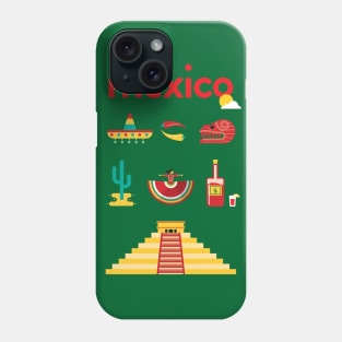 Mexico Poster Design Phone Case