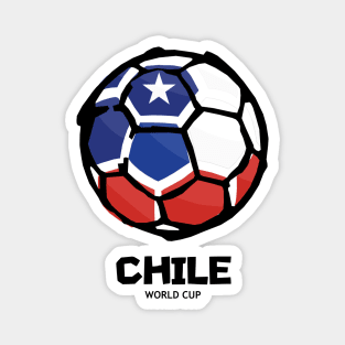 Chile Football Country Flag Magnet